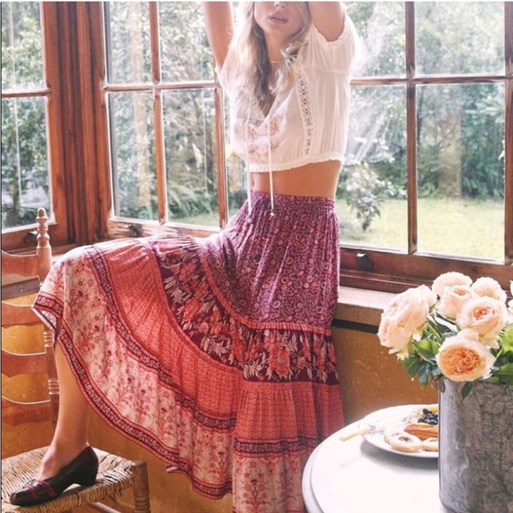 NWT Arnhem Fleetwood Skirt in Pomegranate AUS 14 (US 10) - Picture 3 of 16